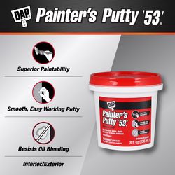 DAP Ready to Use White Painter's Putty 0.5 pt
