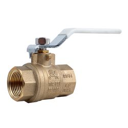 TMG 3/4 in. Brass FNPT Ball Valve Full Port Lever For Potable Water