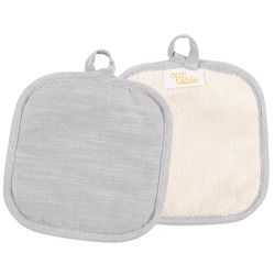 KAF Home Gray Cotton Pot Holder