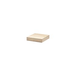 Dolle Big Boy 2 in. H X 9.8 in. W X 9.8 in. D Oak Particle Board Decorative Wall Shelf