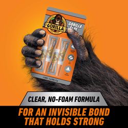 Gorilla High Strength Glue Clear All Purpose Adhesive 4 pk