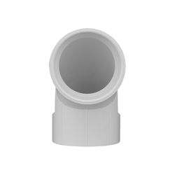 Charlotte Pipe Schedule 40 3 in. Hub X 3 in. D Hub PVC 90 Degree Elbow 1 pk