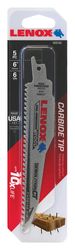 LENOX Demolition CT 6 in. Carbide Tipped Reciprocating Saw Blade 6 TPI 5 pk