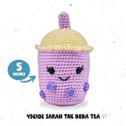 Bucilla Sarah the Boba Tea Amigurumi Crochet Kit 1 pk