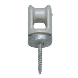 Sigma Engineered Solutions ProConnex 2-1/4 in. D Porcelain/Steel Wire Holder For NM/SE 1 pk