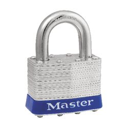 Master Lock 1-1/2 in. H X 2 in. W Steel 4-Pin Cylinder Exterior Padlock