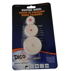 Dico Cordless 1 in. Midget Buffing Wheels