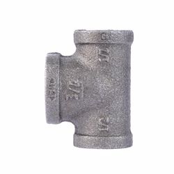 STZ Industries 1/2 in. FIP X 1/2 in. D FIP 3/4 in. D FIP Black Malleable Iron Reducing Tee