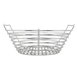 Kick Ash Basket Stainless Steel Charcoal Basket 4.25 in. W For Big Green Egg/Weber Smokey Joe
