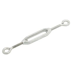 Hampton Zinc-Plated Aluminum/Steel 0.141 in. D Turnbuckle 65 lb 3-14 in. L