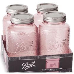 Ball Regular Mouth Canning Jar 1 qt 4 pk