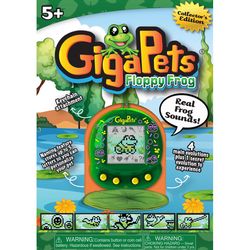 Giga Pets Floppy Frog Digital Pet Toy Green