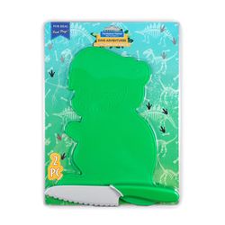 Handstand Kitchen 11.8 in. L X 8.66 in. W X 0.17 in. Plastic Cutting Board with Paring Knife