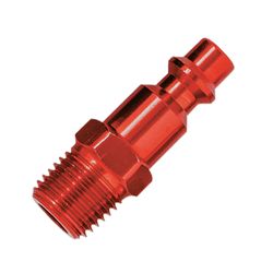 Tru-Flate Tru-Match Aluminum I/M Style Plug 1/4 in. Male 1 pc