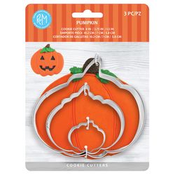 R&M International Corp Pumpkin Cookie Cutter Set 3 pc