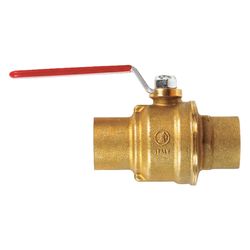 BK Products ProLine Series 1-1/2 in. Brass Sweat Ball Valve Full Port Lever