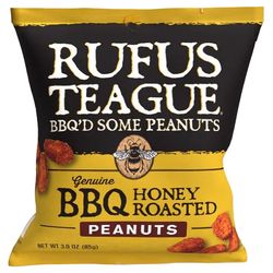 Rufus Teague Honey BBQ Peanuts 3 oz Bagged