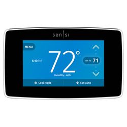 Sensi Built In WiFi Heating and Cooling Touch Screen Smart-Enabled Thermostat