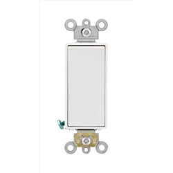 Leviton Decora Plus 20 amps Rocker Switch White 1 pk