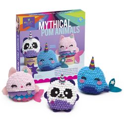 Craft-Tastic Mythical Pom Animals Multicolored 801 pc