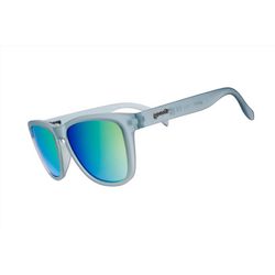 goodr OG - Sunbathing With Wizards Sunglasses Unisex Blue Frame Yellow Lens