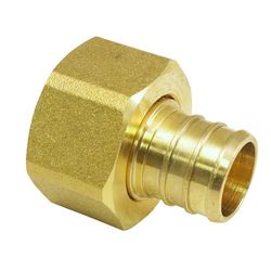 Apollo 3/4 in. PEX Barb in to X 3/4 in. D FSWV in to Brass Adapter