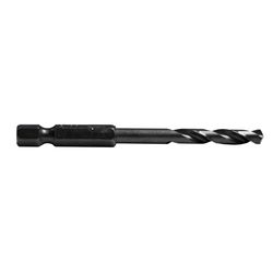 Century Drill & Tool Impact Pro 5/32 in. X 2-3/4 in. L M2 Steel Drill Bit Hex Shank 1 pc