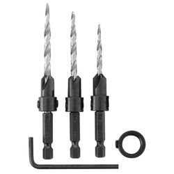 IRWIN #6, #8 and #10 X 6 in. L High Speed Steel Wood Countersink Set 4 pc