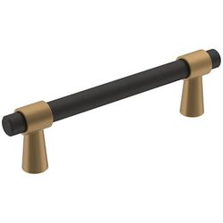 Amerock Mergence Contemporary Bar Cabinet Pull 3-3/4 in. Matte Black Black 1 pk