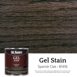 Old Masters Semi-Transparent Spanish Oak Oil-Based Alkyd Gel Stain 1/2 pt