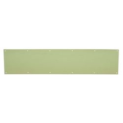 Ives 8 in. H X 34 in. L Bright Brass Brass Kickplate