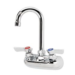 Krowne Silver Series Chrome Industrial Bathroom Faucet 4 in.