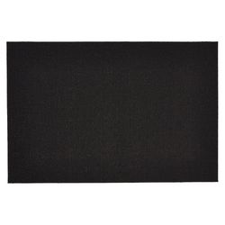 Chilewich 18 in. W X 28 in. L Black Solid Vinyl Door Mat