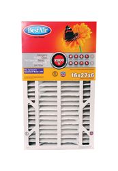 BestAir 27 in. W X 16 in. H X 6 in. 11 MERV Pleated Air Filter 1 pk