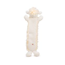 HuggleHounds Fluffer Long & Lovelie Louise Lamb Dog Toy 1 pk
