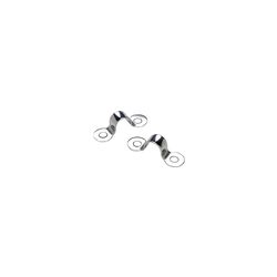 Seachoice Stainless Steel 1-5/8 in. L X 3/8 in. W Eye Straps 2 pk