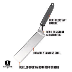 Blackstone Iron Forged Plastic/Stainless Steel Black/Silver Grill Spatula 1 pk