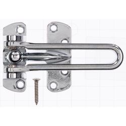 Ace 5.13 in. H X 4-1/8 in. L Chrome Steel Swingbar Door Guard