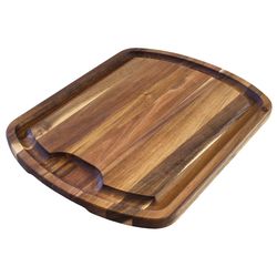 Totally Bamboo 20 in. L X 16 in. W X 1 in. Acacia Wood Carving Board