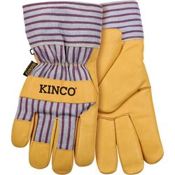 Kinco Men's Outdoor Suede Work Gloves Yellow M 1 pair