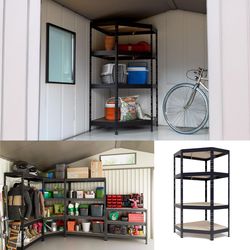 Ar Shelving Garage Corner 71 in. H X 35 in. W X 18 in. D Metal Shelving Unit