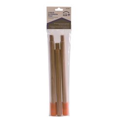 Home Plus 12 in. L X 1-1/4 in. D Wood Extension Pole Brown