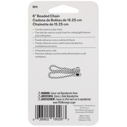 HILLMAN Metal Silver Beaded Ball Chain