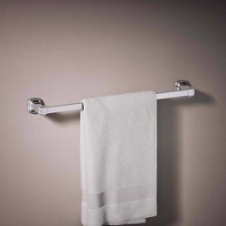 Kohler Envelu Polished Chrome Silver Towel Bar 24 in. L Metal