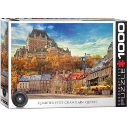 Eurographics Quartier Petit Champlain Quebec Jigsaw Puzzles	 Multicolored 1000 pc