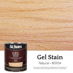Old Masters Semi-Transparent Natural Oil-Based Alkyd Gel Stain 1 qt