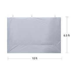 Crown Shade 150D Polyester Pop-Up Tent Sidewall 7 ft. H X 10 ft. W