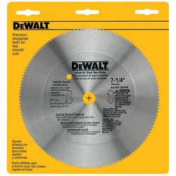 DEWALT 7-1/4 in. D X 5/8 in. Steel Circular Saw Blade 140 teeth 1 pk