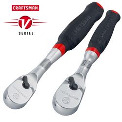 CRAFTSMAN V-Series 1/4 and 3/8 in. drive Comfort Grip Ratchet Set