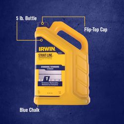 Irwin Strait-Line 5 lb Temporary Marking Chalk Blue 1 pk